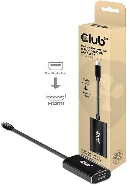 Club 3D mDP to HDMI HDR Active Adapter