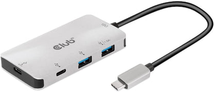Club 3D USB Type-C PD Charging Hub to 2X Type-C 10G Ports and 2X USB Type-A 10G Ports