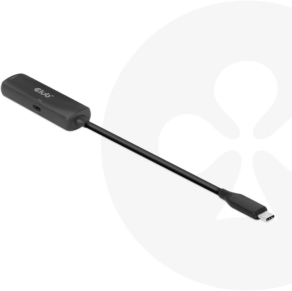 Club 3D CAC-1588 USB Gen2 Type-C to HDMI™ 8K60Hz or 4K120Hz HDR10, DSC1.2, Power Delivery 3.0 Active Adapter M/B.