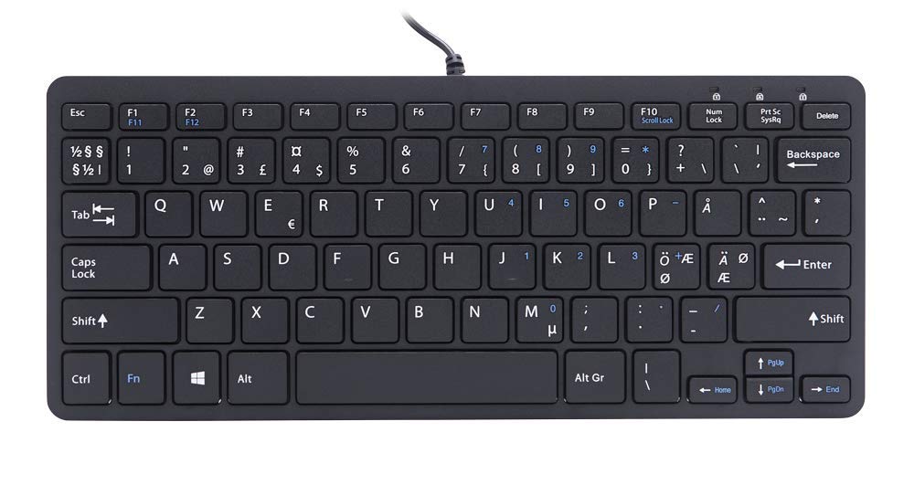 R-Go Tastatur Compact Nordic-Layout