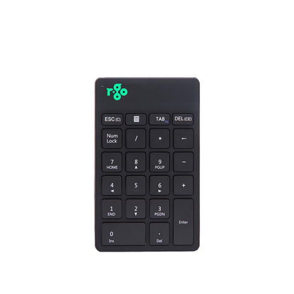 R-GO NUMPAD BREAK ERGONOMIC NUMERIC WIRELESS KEYPAD BLACK