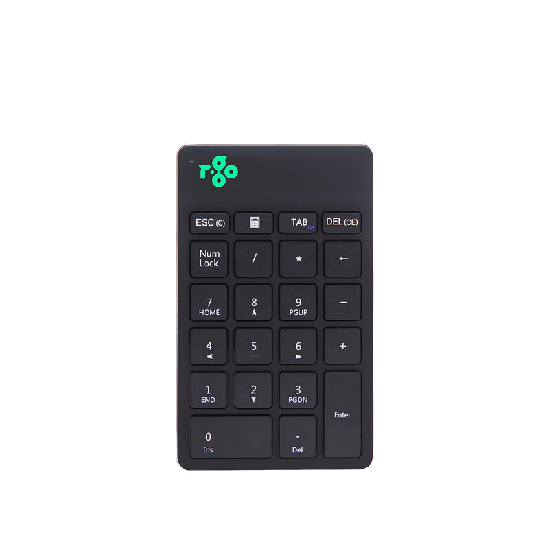 R-GO NUMPAD BREAK ERGONOMIC NUMERIC WIRELESS KEYPAD BLACK