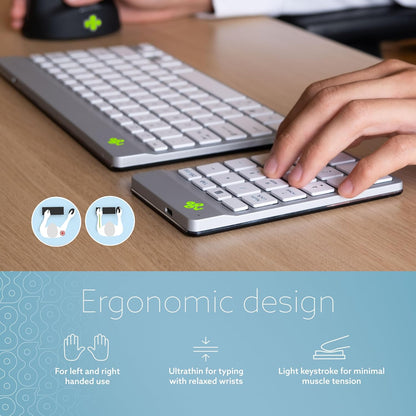R-GO TOOLS NUMPAD BREAK WHITE BLUETOOTH NUMERIC KEYBOARD