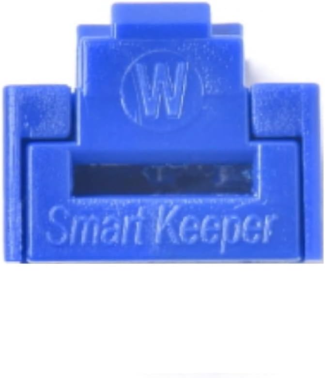 SmartKeeper ESSENTIAL / 10 x RJ45 Port Blockers mit 1 x Lock Key Basic / Dunkelblau