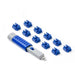 SmartKeeper ESSENTIAL / 10 x RJ45 Port Blockers mit 1 x Lock Key Basic / Dunkelblau