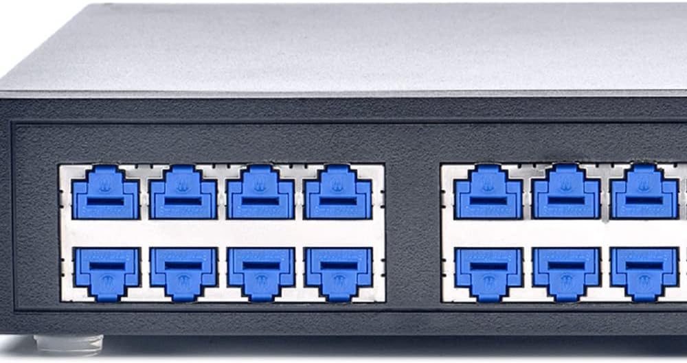 SmartKeeper ESSENTIAL / 10 x RJ45 Port Blockers mit 1 x Lock Key Basic / Dunkelblau