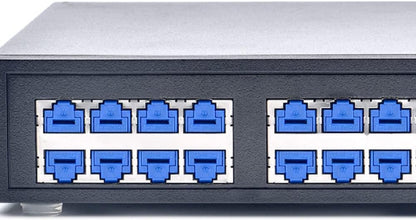 SmartKeeper ESSENTIAL / 10 x RJ45 Port Blockers mit 1 x Lock Key Basic / Dunkelblau