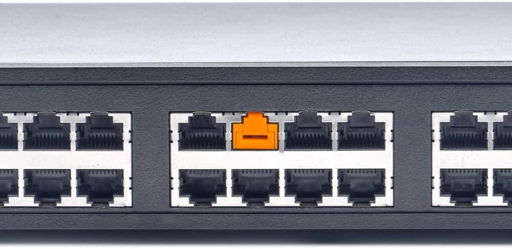 Smart Keeper Essential / 10 x RJ45 Port Blockers with 1 x Lock Key Basic/Orange