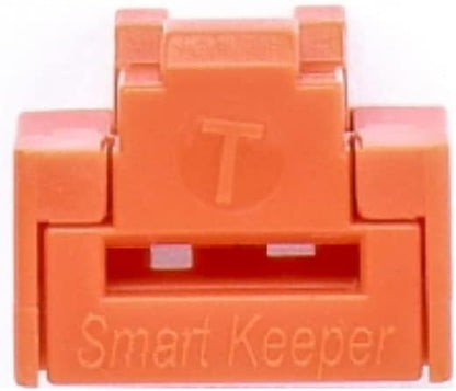 Smart Keeper Essential / 10 x RJ45 Port Blockers with 1 x Lock Key Basic/Orange