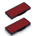 Trodat Replacement Ink Pads 6/55 - Pack of 2 - Red Ink - For The Professional 5205