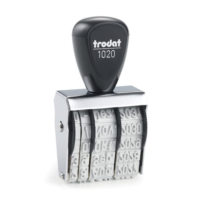 Trodat 1020 Classic Date Stamp German Month Abbreviated Imprint Size 5 x 32 mm Imprint: 5 x 32 mm