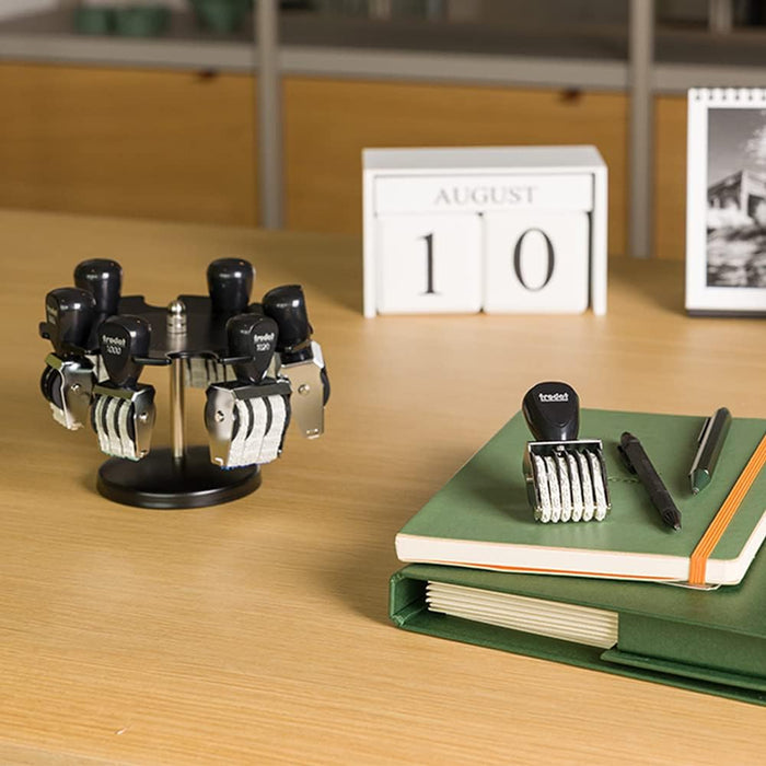 Trodat 1020 Classic Date Stamp German Month Abbreviated Imprint Size 5 x 32 mm Imprint: 5 x 32 mm