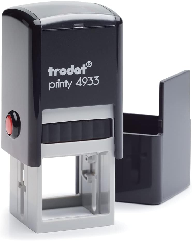 Trodat Replacement Ink Pads 6/4933 - Pack of 2 - Black Ink - For The Printy 4933
