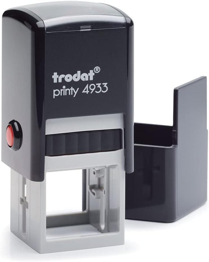 Trodat Replacement Ink Pads 6/4933 - Pack of 2 - Black Ink - For The Printy 4933