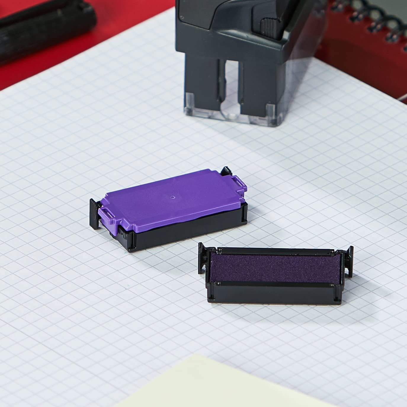 Trodat Replacement Ink Pads 6/4911 - Pack of 2 - Violet Ink - for Printy 4911, 4911 Typo, 4951, 4822, 4800, 4820 and 4846