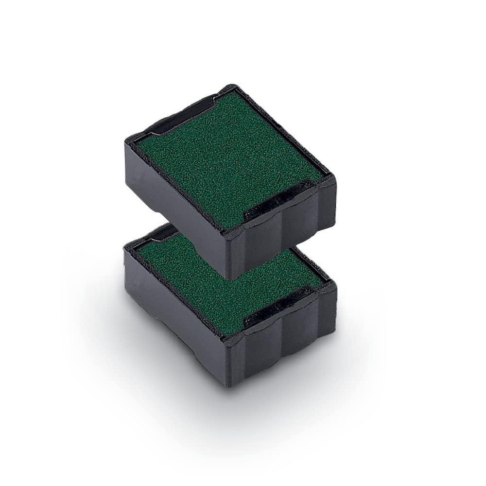 Trodat Replacement Ink Pads 6/4921 - Pack of 2 - Green Ink - For The Printy 4921 Green Small Ink Pad