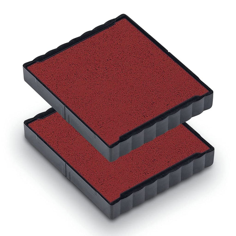 Trodat Ersatzkissen 6/4924 für Printy 4924, 4940, 4724 und 4740 – Stempelfarbe Rot, 2er-Pack, 9008056834540