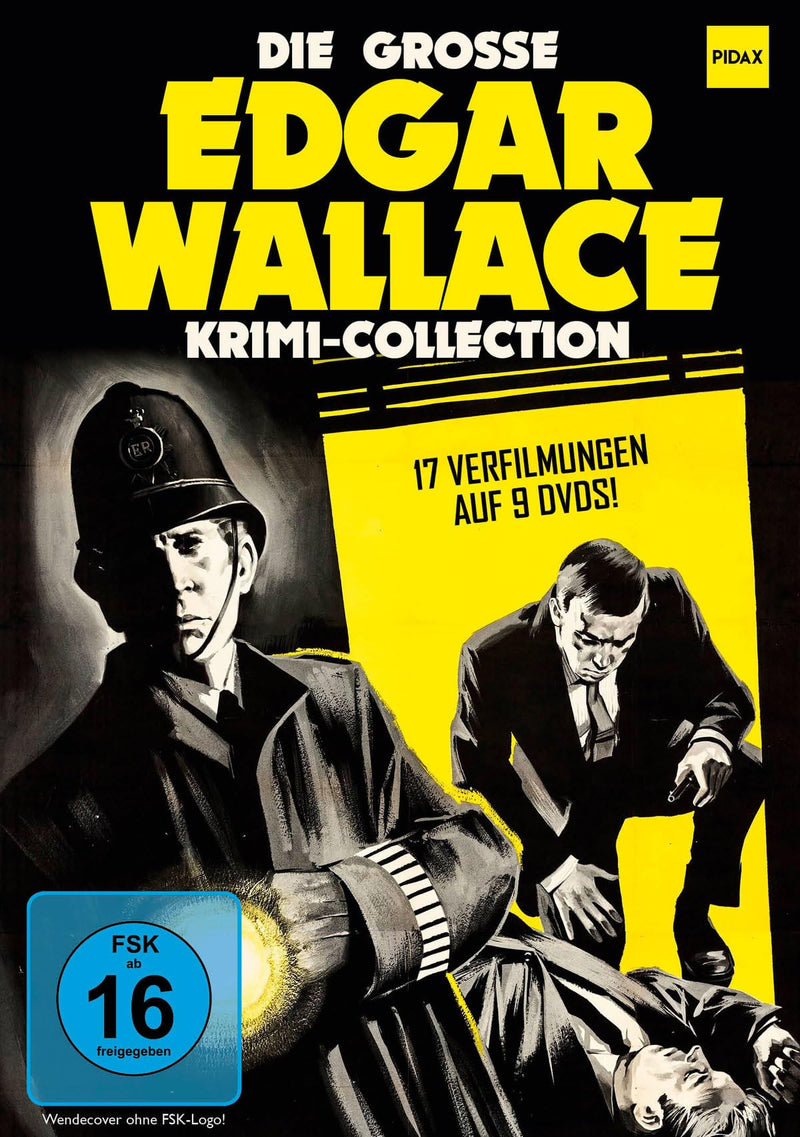 Die große Edgar Wallace Krimi-Collection / 17 Verfilmungen der beliebten Edgar-Wallace-Krimis (Pidax Film- und Hörspielverlag)