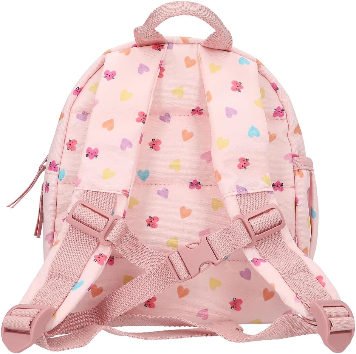 Depesche 12804 Princess Mimi Kitty Love - Rugzak in roze met kattengezicht en oren, schooltas met verstelbare riemen en hanger
