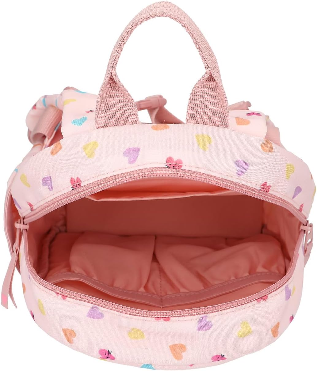 Depesche 12804 Princess Mimi Kitty Love - Rugzak in roze met kattengezicht en oren, schooltas met verstelbare riemen en hanger