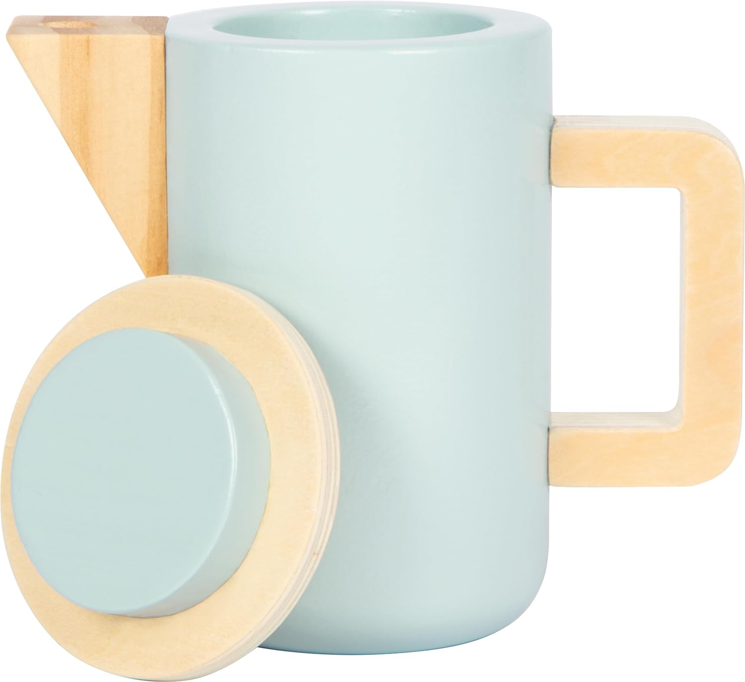 small foot Kaffee und Tee Set Kinderküche aus Holz, 15-TLG. Küchenspielzeug, Rollenspiel für Kinder ab 2 Jahren, 12484