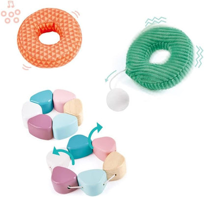 Hape Stapel-Langohrhase, Sortier- und Stapelspielzeug, ab 10 Monaten E0107