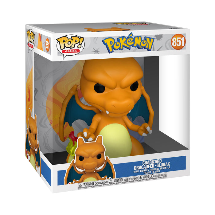 Funko POP! Jumbo: Pokemon - Charizard - Collectable Vinyl Figure - Gift Idea - Official Merchandise - Toys for Kids & Adults - Video Games Fans - Model Figure for Collectors and Display