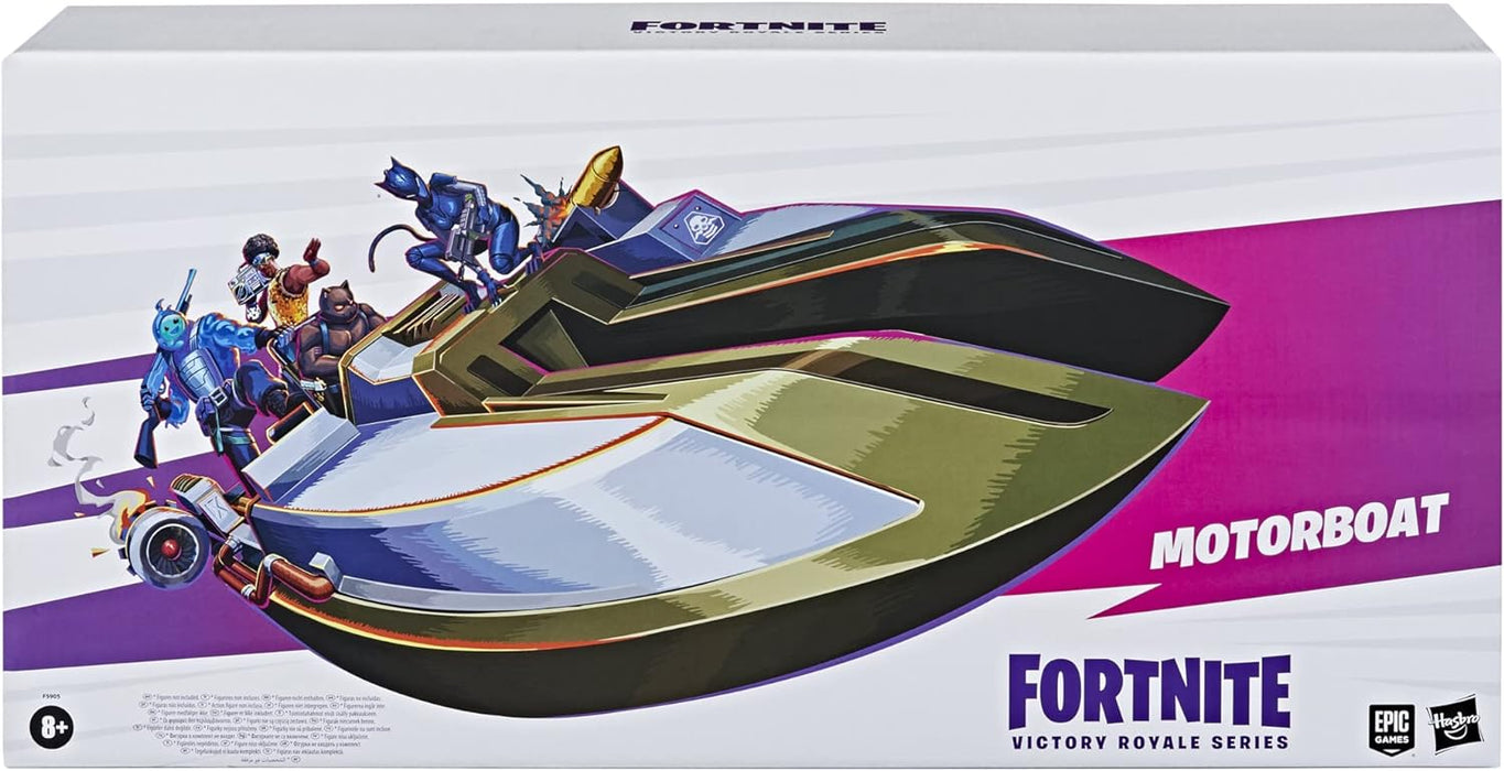 Hasbro Fortnite Victory Royale Series Motorboat Deluxe Collectible Vehicle with Accessories, 49 cm, Multicolor (F5905)