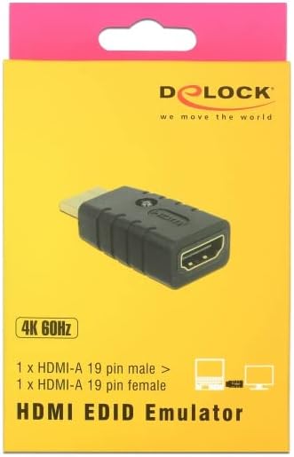 DeLOCK Adaptor HDMI-A Male to HDMI-A Female EDID Emulator