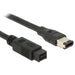 DELOCK FireWire-Kabel FW400 6Pin -> FW800 9Pin St/