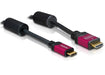 DELOCK HDMI Kabel Ethernet A -> mini C St/St 5.00m