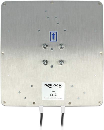 DELOCK Antenne LTE MIMO 2xSMA-St 8dBi + Kabel RG-5