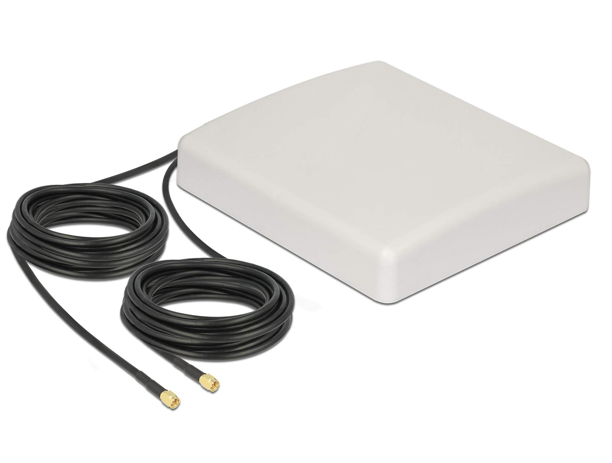 DELOCK Antenne LTE MIMO 2xSMA-St 8dBi + Kabel RG-5