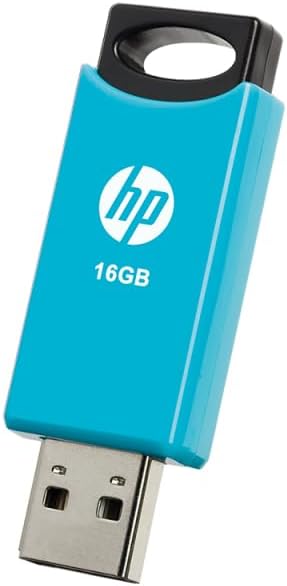 HP v212w USB 2.0 Flash Drive - Blue - 16GB 16GB Pack of 1 Blue