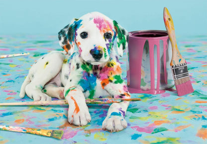 Clementoni 35545 Jigsaw Collection-Funny 500 Pieces-Poster Included, Puzzle for Adults 14-99 Years, Gift for Men/Women, Dalmatian, Dogs, Animal, Made in Italy, Multicolor