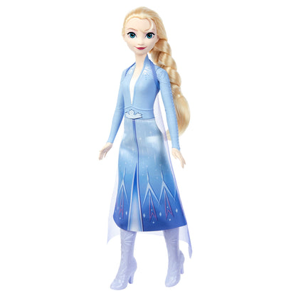 Mattel Disney Frozen Elsa Singing Fashion Doll, Singing Adventure in Signature Clothing, Sings “Into the Unknown” from Disney Frozen 2 Movie, HXD31, Let It Go English Let It Go
