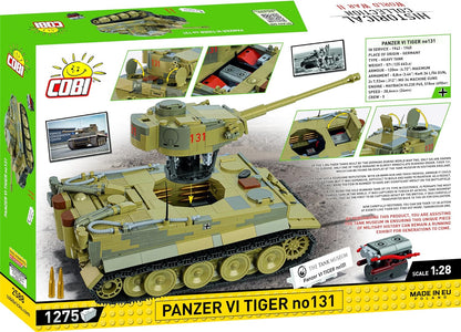 Cobi - World War II - Panzer VI Tiger 131 1270 pcs - (Not For Sale In Hungary) /Toys