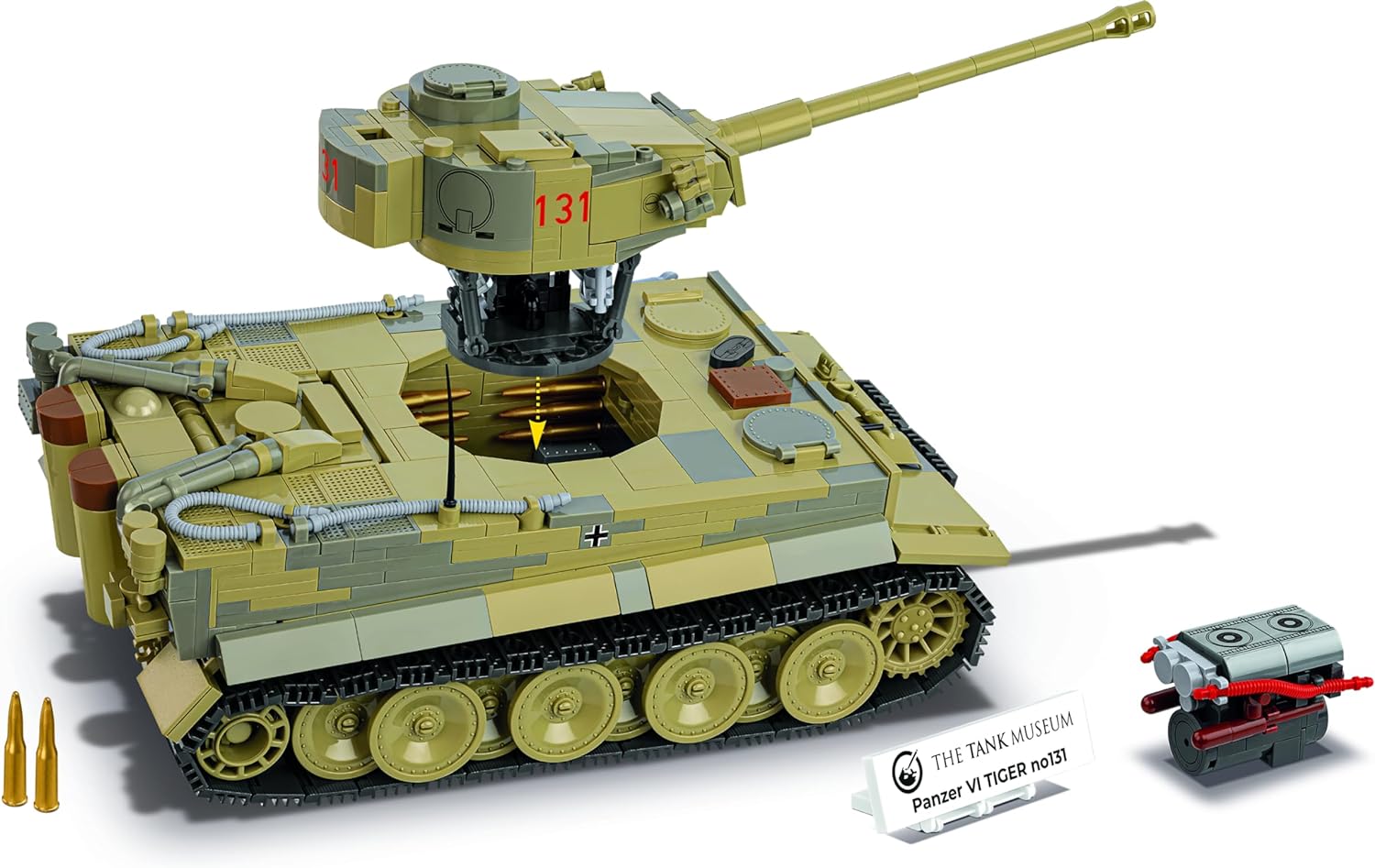 Cobi - World War II - Panzer VI Tiger 131 1270 pcs - (Not For Sale In Hungary) /Toys