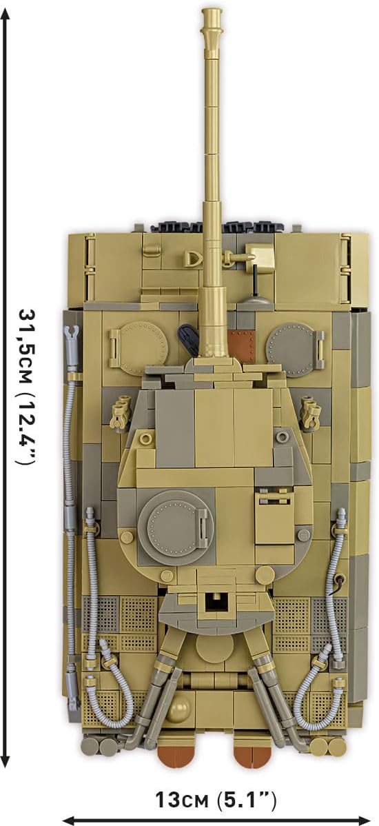 Cobi - World War II - Panzer VI Tiger 131 1270 pcs - (Not For Sale In Hungary) /Toys