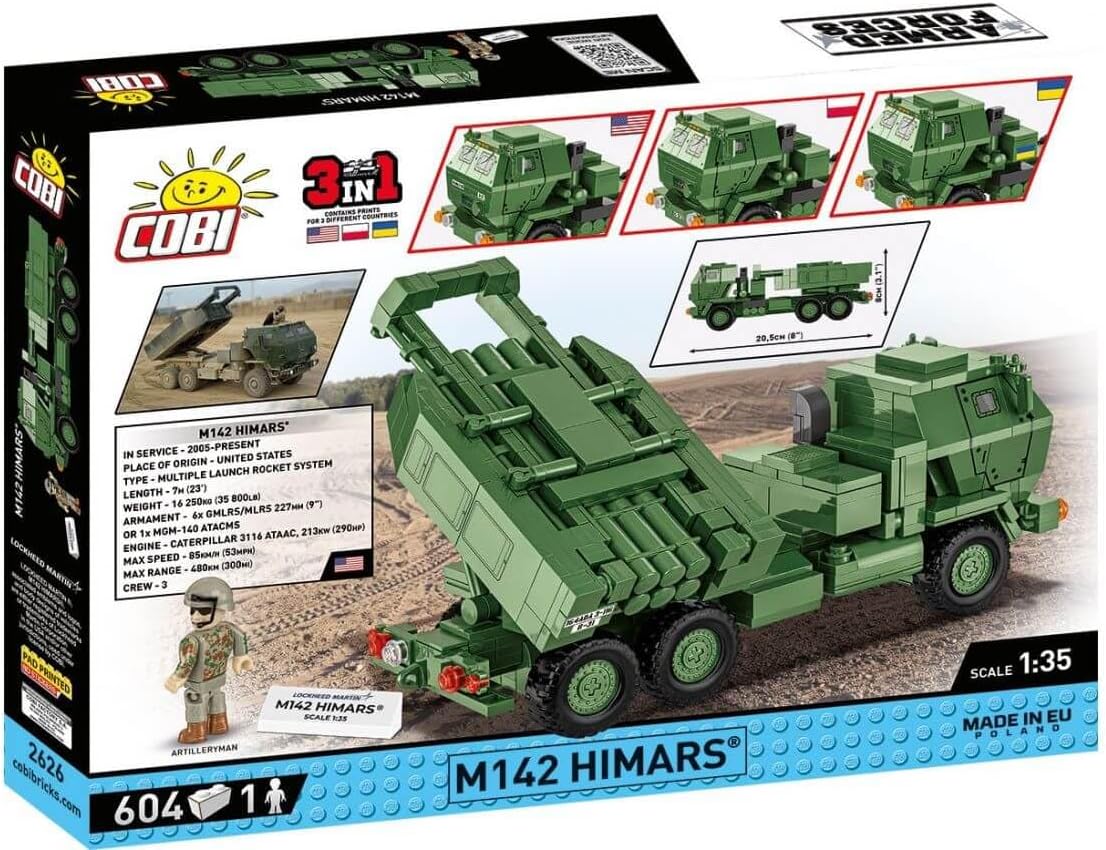 Cobi - Armed Forces - M142 HIMARS 621 pcs - (Not For Sale In Hungary) /Toys
