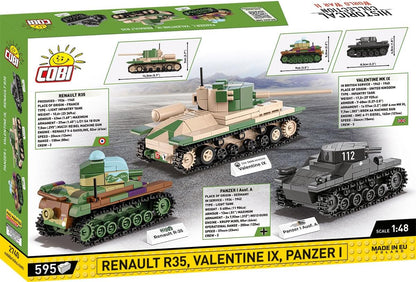 Cobi - World War II - 3 Tank Pack 620 pcs - (Not For Sale In Hungary) /Toys