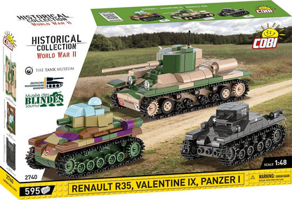 Cobi - World War II - 3 Tank Pack 620 pcs - (Not For Sale In Hungary) /Toys