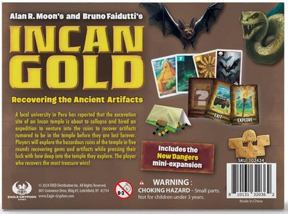 Eagle-Gryphon Games Incan Gold - Recovering The Ancient Artifacts (2024 Edition)