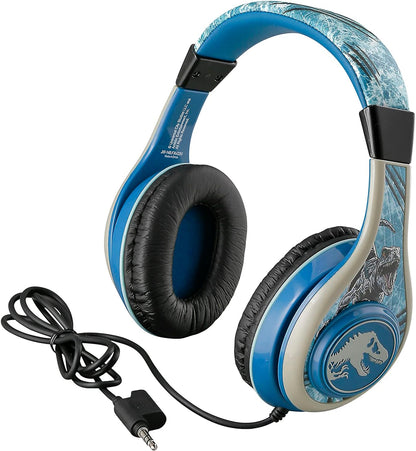 Ekids - Disney Jurassic Park Youth Headphones For Kids With Volume Control To Protect Hearing