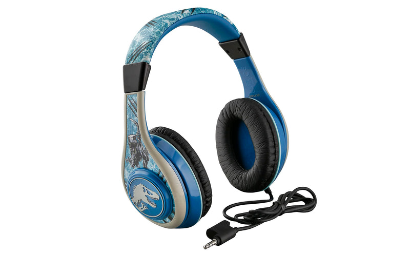 Ekids - Disney Jurassic Park Youth Headphones For Kids With Volume Control To Protect Hearing