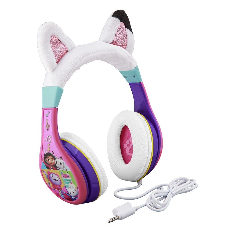 Ekids - Disney Gabbys Dollhouse Youth Headphones For Kids With Volume Control To Protect Hearing