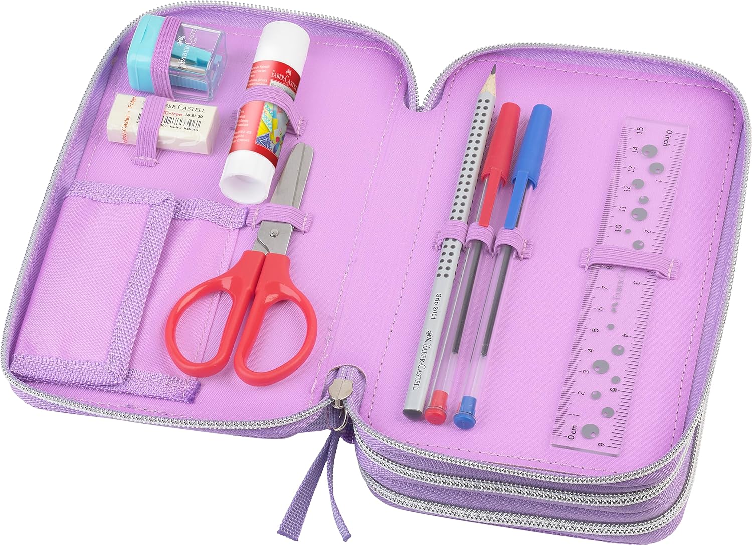 Faber-Castell 573041 - Triple School Pencil Case