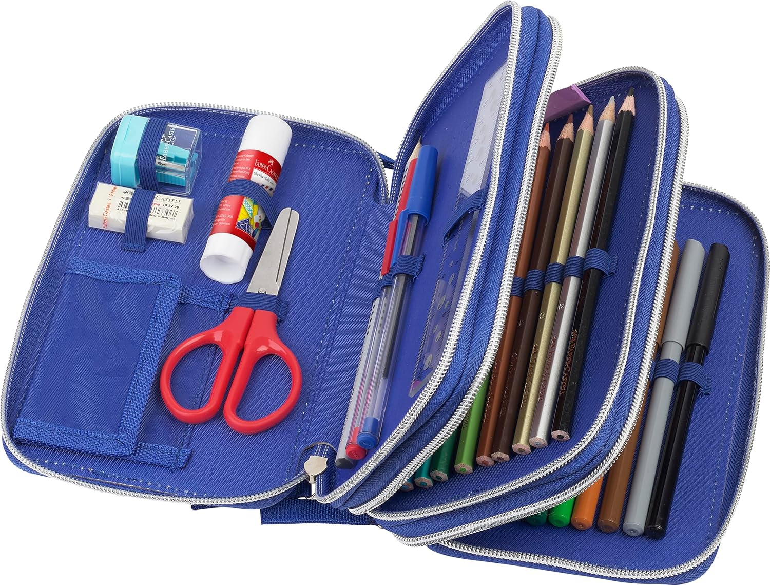 Faber-Castell - Estuche Escolar Triple
