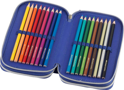 Faber-Castell - Estuche Escolar Triple