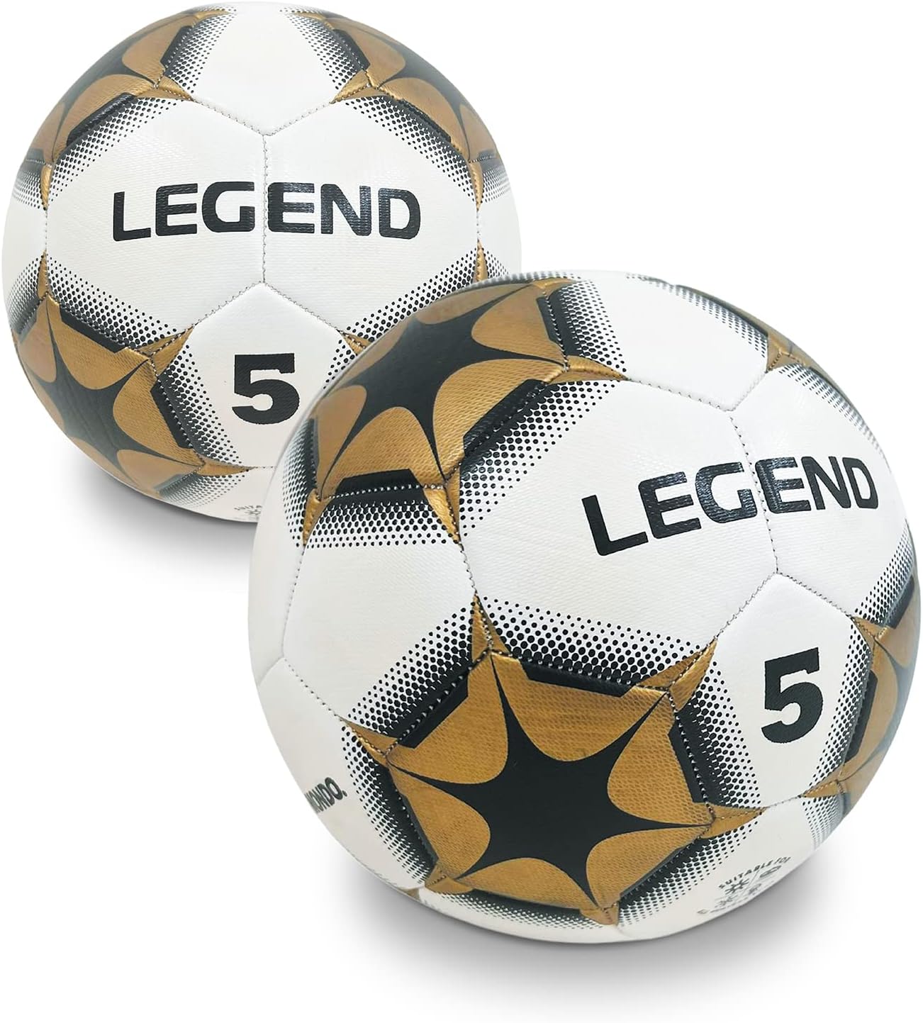 Mondo Toys - LEGEND genaaide voetbal - officieel product - maat 5-400 g - 13989